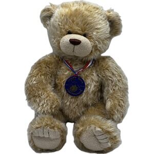 Vtg Build A Bear Plush 16" Centennial Teddy Collectibears 2002 Stuffed‎ Animal